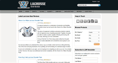 Desktop Screenshot of lacrossegearreview.com